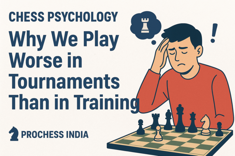 Why We Play Better in Training Than in Tournaments: The Psychology Behind Chess Performance
