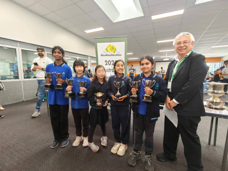 ProChess INDIA Student Sannah Bhatia Shines with a Perfect 5/5 at the Australian School Teams Championship 2025